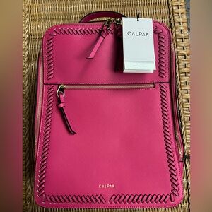 Calpak Fuchsia Backpack with Braided Detail